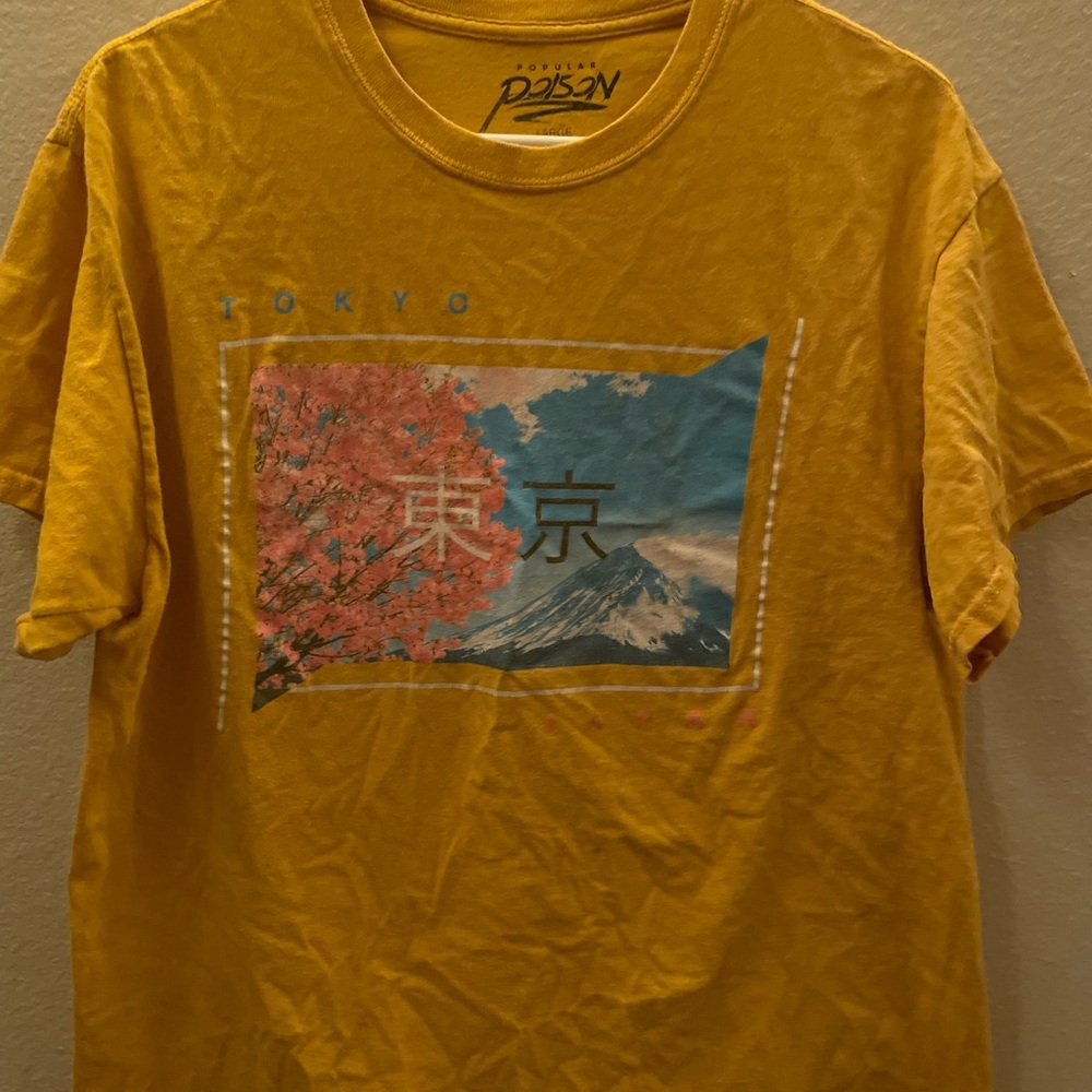 Yellow Graphic T-Shirt for Men